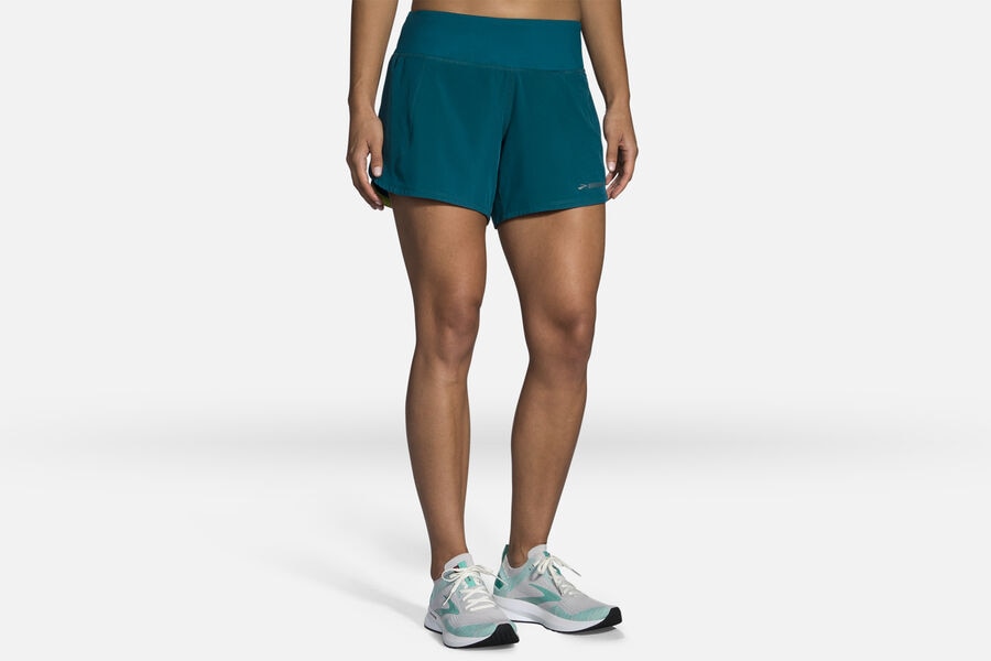 Brooks Women's Chaser 5" Bottoms Deep Sea ( BMGUX6187 )